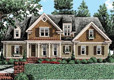 Craftsman Cottage Home Plans & Floor Plans